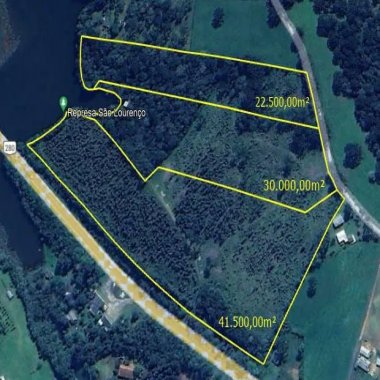 95.000M2/MARGENS ROD SEN LUIZ HENRIQUE/ MARGENS REPRESA SÃO LOURENÇO 95.000M2/MARGENS ROD SEN LUIZ HENRIQUE/ MARGENS REPRESA SÃO LOURENÇO