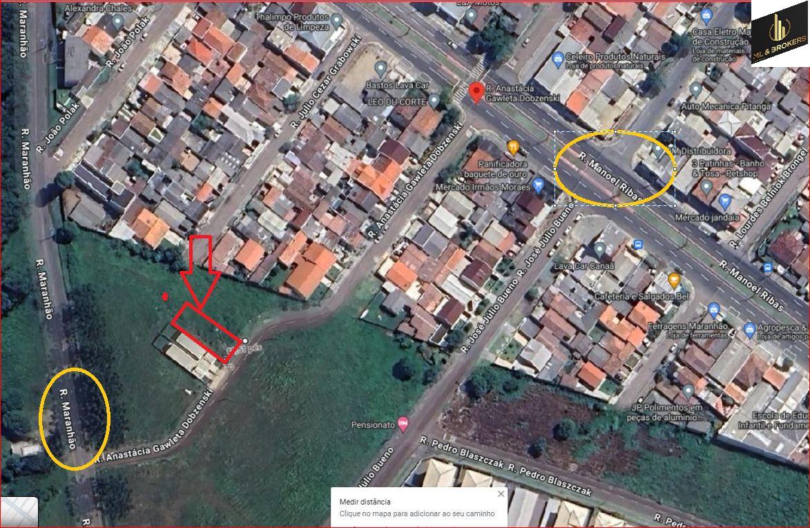 TERRENO 360M2/BEM LOCALIZADO /PERTO AV MANOEL RIBAS