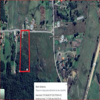 20.000M2/FRENTE CAPELA SAO CARLOS BARROMEU/IDEAL INIVESTIDOR 20.000M2/FRENTE CAPELA SAO CARLOS BARROMEU/IDEAL INIVESTIDOR